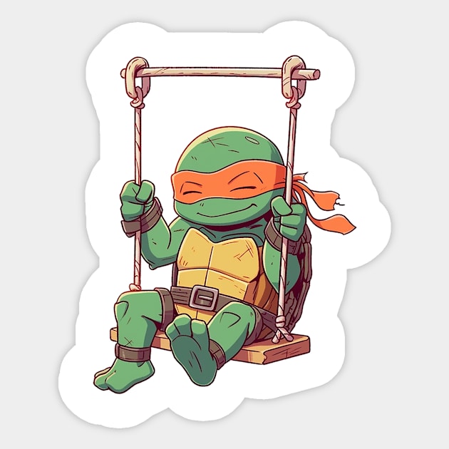 michelangelo Sticker by weirdesigns